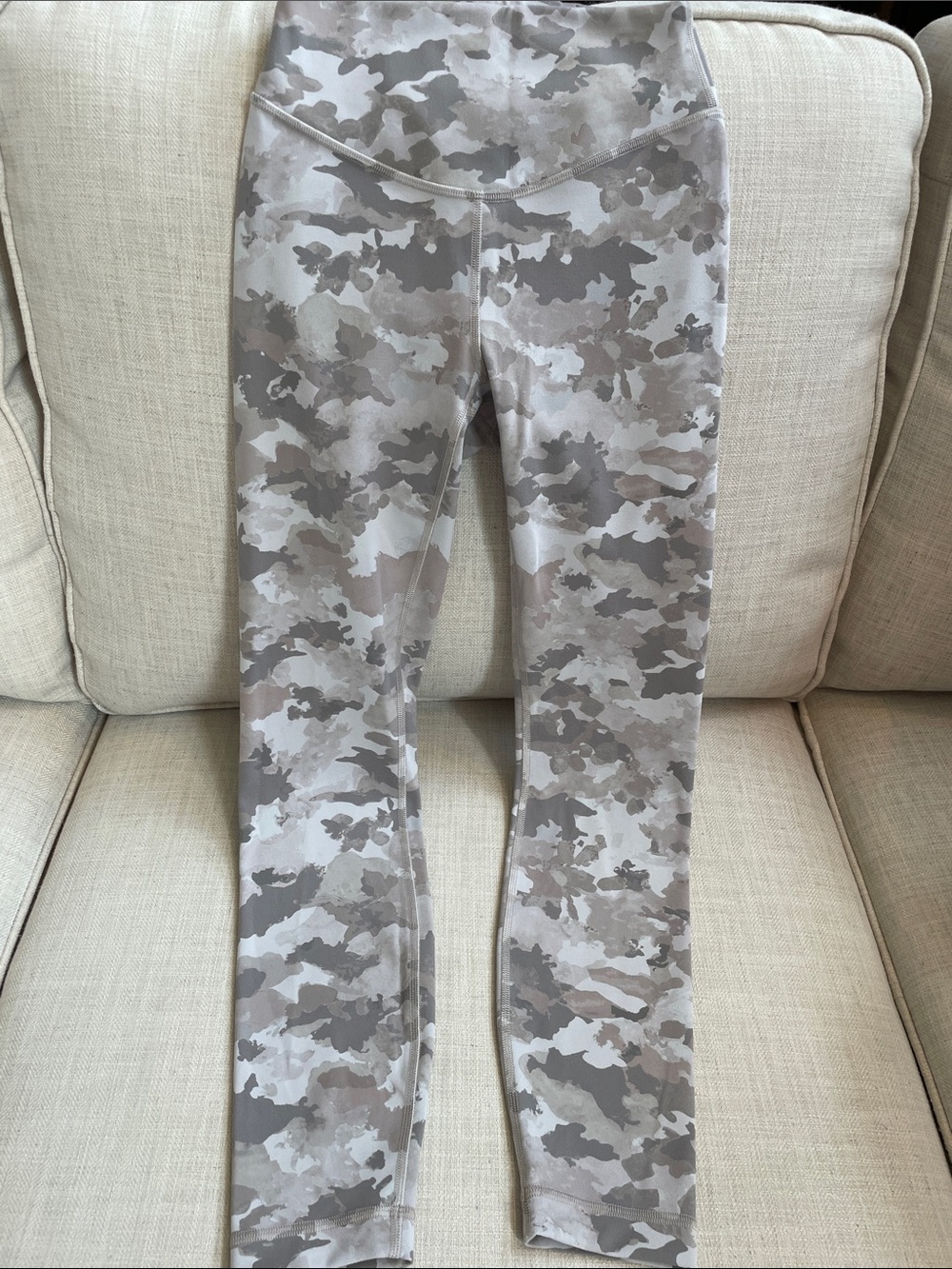 lululemon athletica Gray Camo High-Rise Leggings